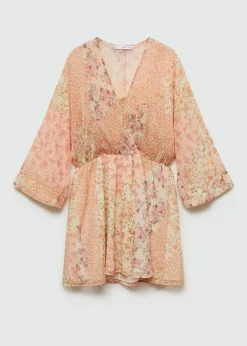 MANGO Sukienki I Kombinezony*Krótka sukienka w kwiaty