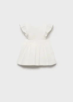 Dzieci MANGO Sukienki/pajacyki*Krótka sukienka z falbankami