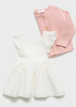 Dzieci MANGO Sukienki/pajacyki*Krótka sukienka z falbankami