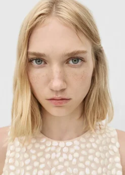 MANGO Sukienki I Kombinezony*Krótka sukienka z koralikami