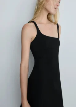 MANGO Sukienki I Kombinezony*Krótka sukienka z kwadratowym dekoltem