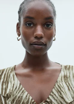 MANGO Sukienki I Kombinezony*Krótka sukienka z nadrukiem i falbankami