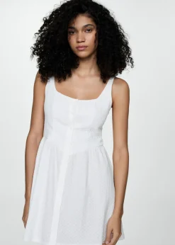 MANGO Sukienki I Kombinezony*Krótka sukienka z teksturą