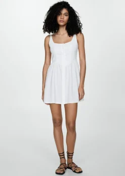 MANGO Sukienki I Kombinezony*Krótka sukienka z teksturą