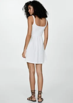 MANGO Sukienki I Kombinezony*Krótka sukienka z teksturą