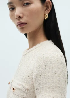 MANGO Sukienki I Kombinezony*Krótka sukienka z tweedu