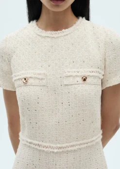 MANGO Sukienki I Kombinezony*Krótka sukienka z tweedu