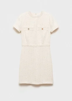 MANGO Sukienki I Kombinezony*Krótka sukienka z tweedu