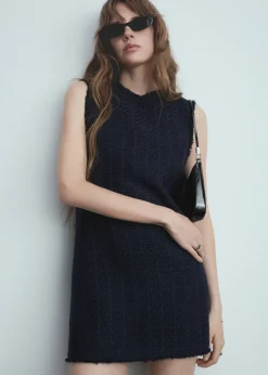 MANGO Sukienki I Kombinezony*Krótka sukienka z tweedu