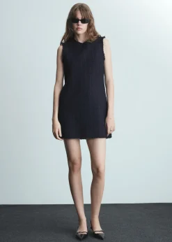 MANGO Sukienki I Kombinezony*Krótka sukienka z tweedu