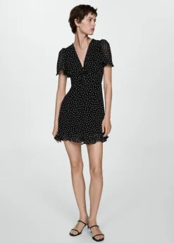 MANGO Sukienki I Kombinezony*Krótka sukienka ze wzorem