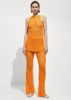 MANGO Sukienki I Kombinezony*Krótka szydełkowa sukienka