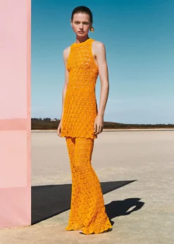 MANGO Sukienki I Kombinezony*Krótka szydełkowa sukienka