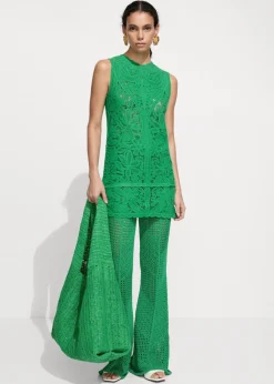 MANGO Sukienki I Kombinezony*Krótka szydełkowa sukienka