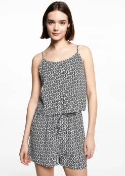 MANGO Piżamy*Krótka wzorzysta piżama