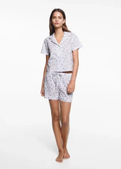 MANGO Piżamy*Krótka wzorzysta piżama