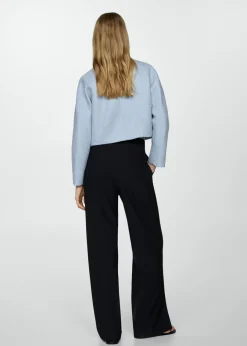 MANGO Kurtki*Krótki żakiet z tweedu z kieszeniami