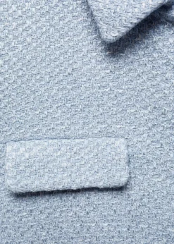 MANGO Kurtki*Krótki żakiet z tweedu z kieszeniami