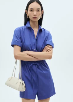 MANGO Sukienki I Kombinezony*Krótki bawełniany kombinezon