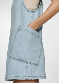 MANGO Sukienki I Kombinezony*Krótki kombinezon dżinsowy