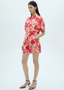 MANGO Sukienki I Kombinezony*Krótki kombinezon z nadrukiem w kwiaty