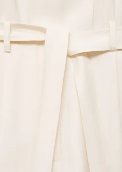 MANGO Sukienki I Kombinezony*Krótki kombinezon z rogowymi guzikami