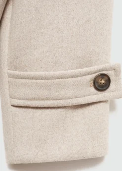 MANGO Płaszcze I Kurtki*Krótki płaszcz flauszowy