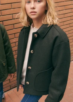 Dzieci MANGO Płaszcze I Kurtki*Krótki płaszcz flauszowy