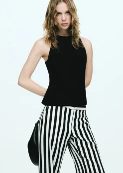 MANGO Topy*Krótki top na szerokich ramiączkach