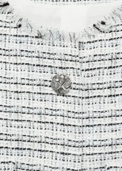 MANGO Topy*Krótki top tweedowy