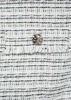 MANGO Topy*Krótki top tweedowy