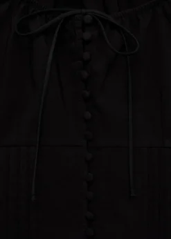 MANGO Topy*Krótki top z guzikami