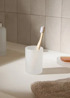MANGO Akcesoria Łazienkowe*Kubek do łazienki półprzezroczysty