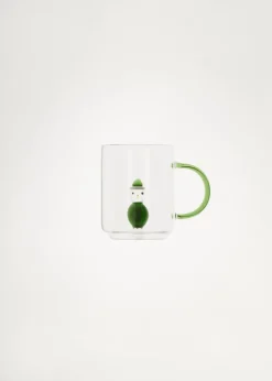 MANGO Szklanki I Kieliszki|Kubki*Kubek ze szkła borokrzemowego z motywem bałwana