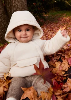 Dzieci MANGO Płaszcze|Płaszcze I Kurtki*Kurtka anorak pikowana z kieszenią kangurką