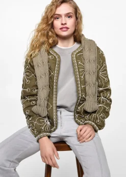 MANGO Płaszcze I Kurtki*Kurtka bawełniana ocieplana