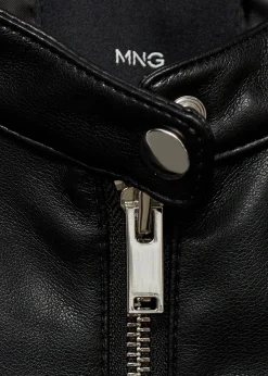 MANGO Kurtki*Kurtka biker ze sztucznej skóry