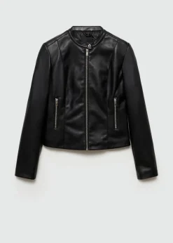 MANGO Kurtki*Kurtka biker ze sztucznej skóry