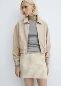 MANGO Kurtki*Kurtka bomber dżinsowa