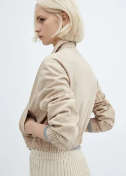 MANGO Kurtki*Kurtka bomber dżinsowa