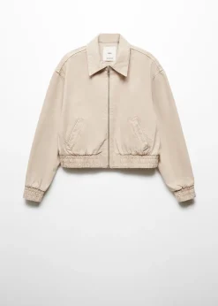 MANGO Kurtki*Kurtka bomber dżinsowa