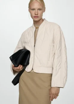 MANGO Kurtki*Kurtka bomber pikowana