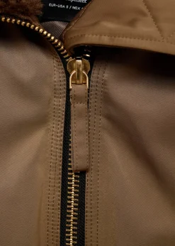 MANGO Płaszcze*Kurtka bomber podszyta kożuszkiem