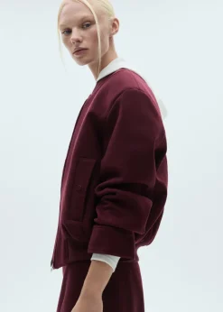 MANGO Kurtki*Kurtka bomber wełniana z kieszeniami