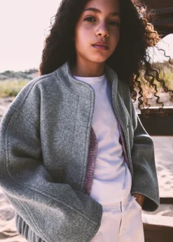 Dzieci MANGO Płaszcze I Kurtki*Kurtka bomber z kieszenią