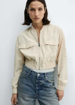 MANGO Kurtki*Kurtka bomber z kieszenią