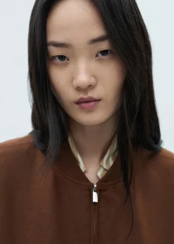 MANGO Kurtki*Kurtka bomber z wełny