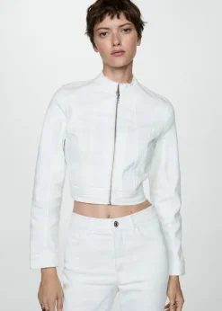 MANGO Kurtki*Kurtka dżinsowa na zamek