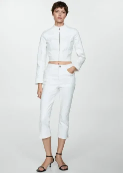 MANGO Kurtki*Kurtka dżinsowa na zamek