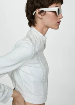 MANGO Kurtki*Kurtka dżinsowa na zamek